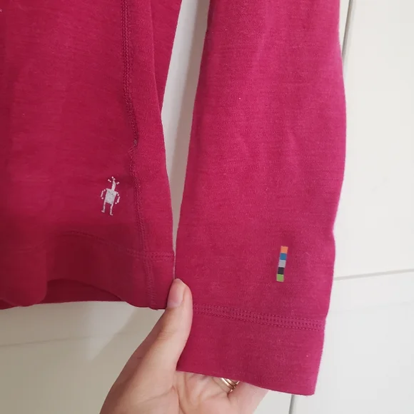 Smartwool Women's Pink Long Sleeve Top Small - Picture 2 of 7
